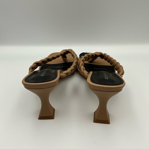 Articles Of Society Sandals Size 9 Tan Braided Heels - Picture 5 of 7